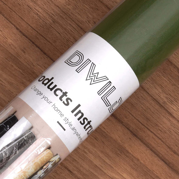 DIWILD Sage Green Vinyl Wallpaper Extra Thick
