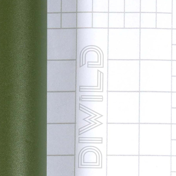 DIWILD Sage Green Vinyl Wallpaper Extra Thick