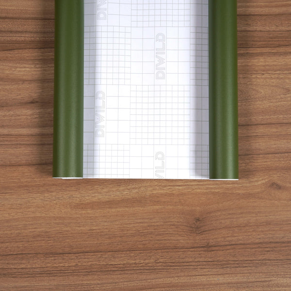 DIWILD Sage Green Vinyl Wallpaper Extra Thick