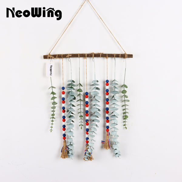 NeoWing Artificial Eucalyptus Leaves Greenery Vines Wall Hanging